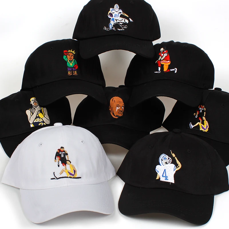 2019 hot Selling Cotton% Sports star embroidery dad hats Adjustable men women Baseball cap Hat Summer shade golf hat caps | Аксессуары