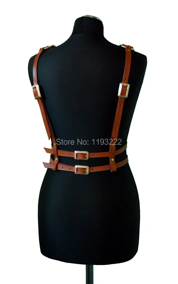 Женские кожаные ремни ручной работы сексуальные в форме меча|leather harness|leather harness