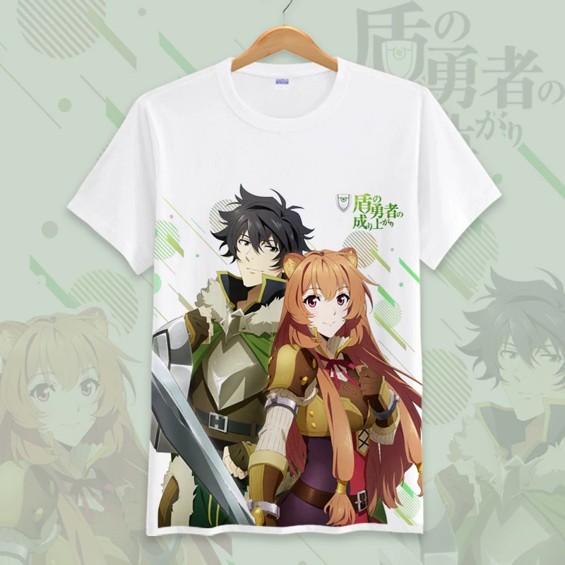 

New Anime Tate no Yuusha no Nariagari cosplay t-shirt The Rising of the Shield Hero Iwatani Naofumi men t shirt summer tops