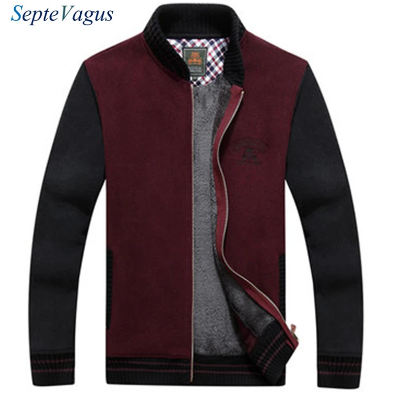 Мужская Утепленная куртка на молнии с воротником стойкой|army green jacket|brand jacketbusiness