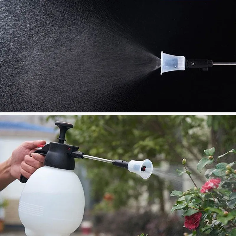 Ручной распылитель высокого давления Вращающаяся насадка 2 л насос для садового