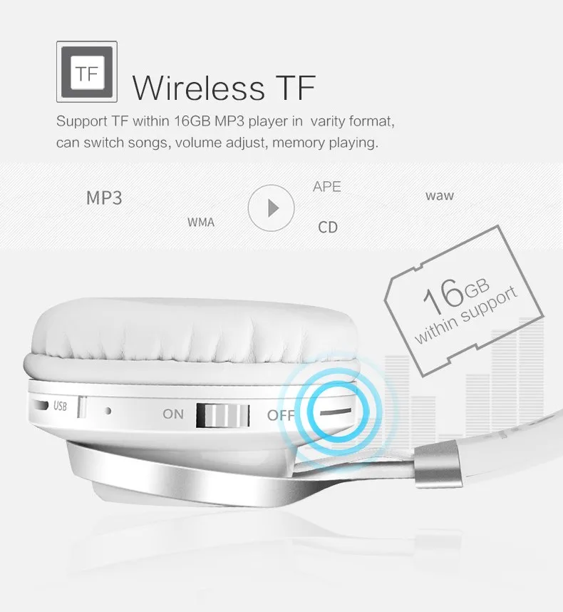 BT-08 беспроводные наушники Bluetooth гарнитура складные наушники регулируемые наушники с микрофоном для ПК мобильного телефона Mp3