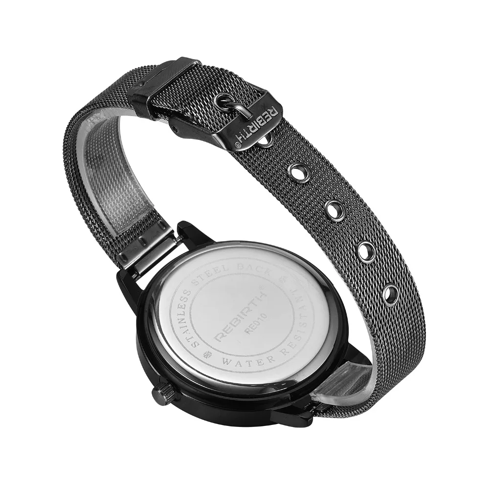 REBIRTH 2017 Famous Fashion Quartz Watch Women Watches Lady wristwatch Female Waterproof Clock Gift Relogio Feminino RE010B | Наручные