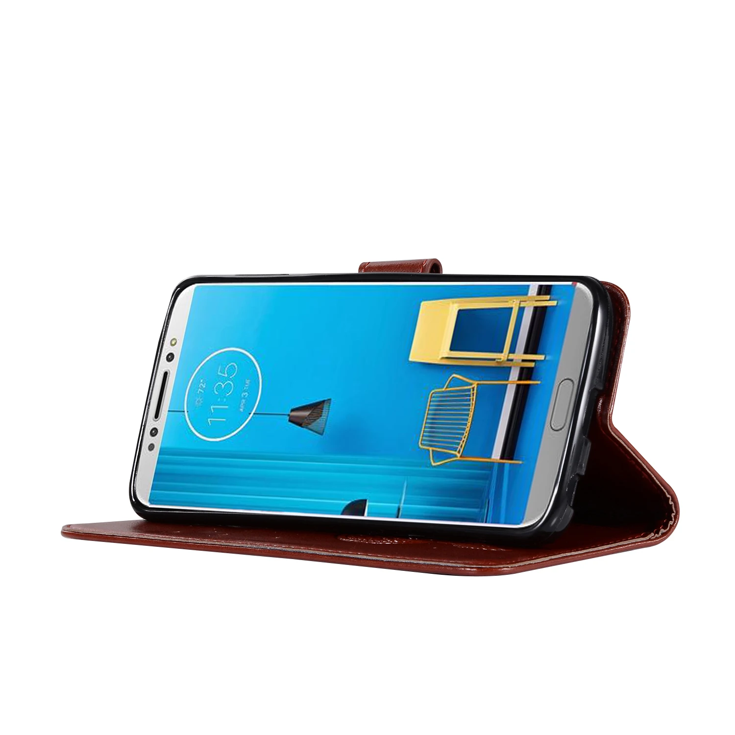 AtomBros for Moto G6 Case Retro Owl Design Flip Leather Motorola Plus G4 G5 G5S Play Phone | Мобильные телефоны и