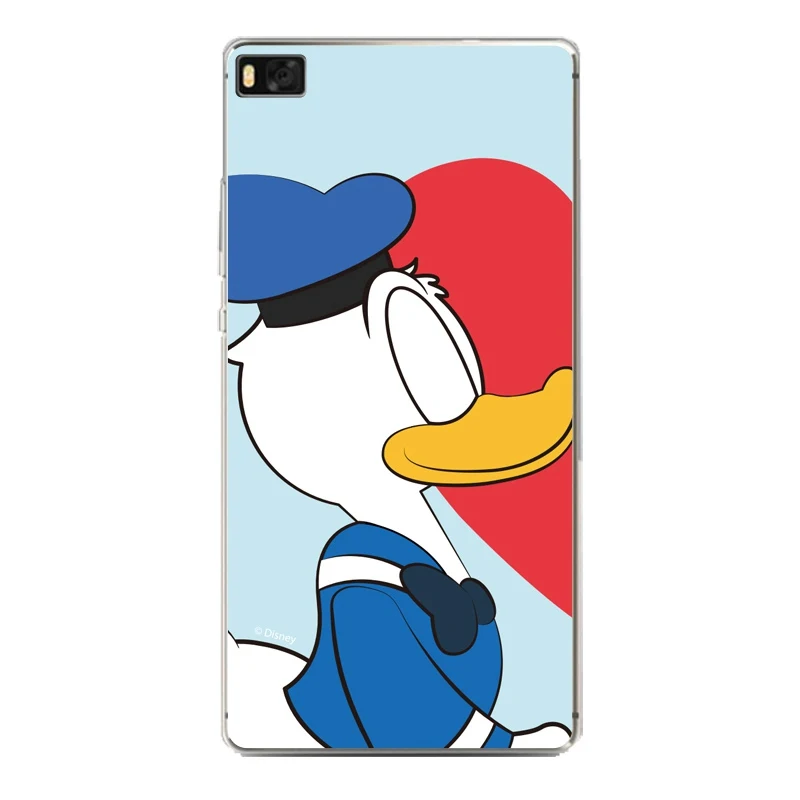 Duck Soft Clear TPU Phone Case For huawei P10plus P8 P9lite honor 3c 4c 6a 7 8 9 5c Coque Micky Silicone Cover Free Shipping | Мобильные