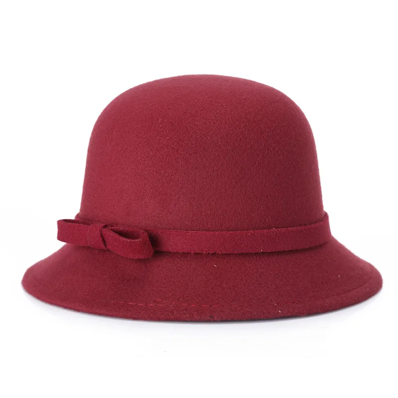 Spring and autumn new casual wool hat fashion classic ladies basin cap sun outdoor | Аксессуары для одежды