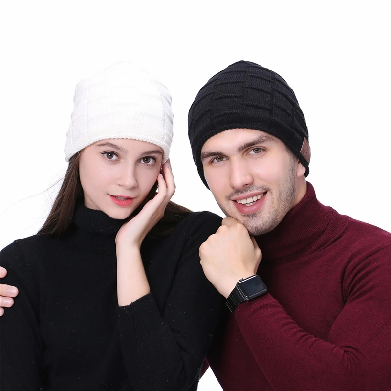 Модная шапка бини, шапка, беспроводная Bluetooth гарнитура, гарнитура, динамик, микрофон, зимняя, для спорта на открытом воздухе, стерео, музыка, шапка, 18Nov28