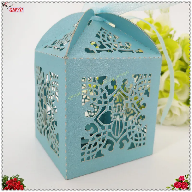 Cross Gift Paper Boxes Creative Laser Cutting Wedding Candy Box Chocolate Carton Decoration Supplies 50 Pcs 7ZSH129 | Дом и сад