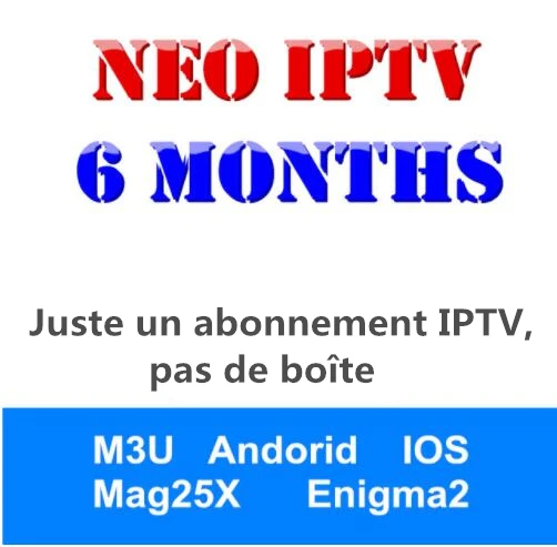 Французский IP tv NEO tv pro IP tv подписка+ 1200 live& VOD Европа арабский tv Франция abonnement Бельгия для android ТВ приставка Смарт ТВ приставка - Цвет: 6 months NEO iptv