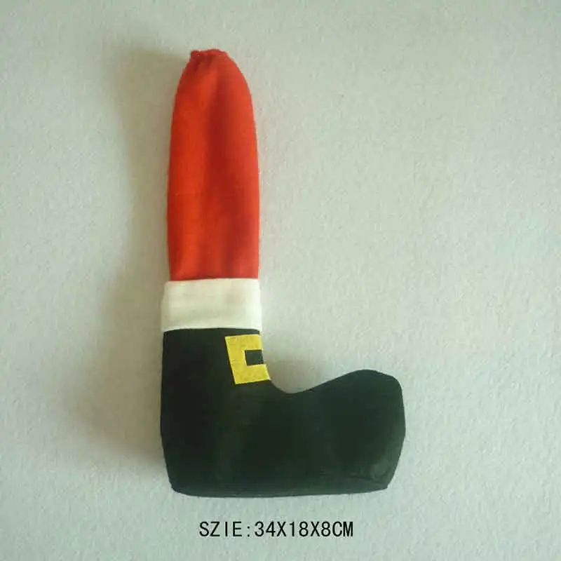 4 шт. милые рождественские чехлы на ножки для стульев спандекс рождественской