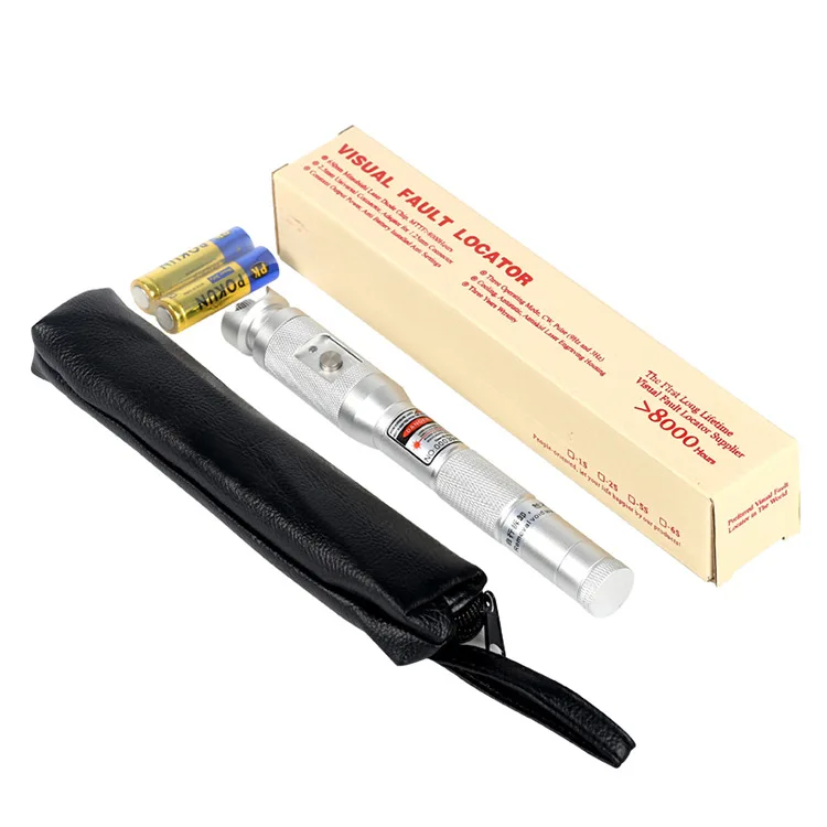 VFL visual fault locator pen type Tester red Laser Light Source Pen 10mw 20mw 30mw ELINK fiber optic detector checker