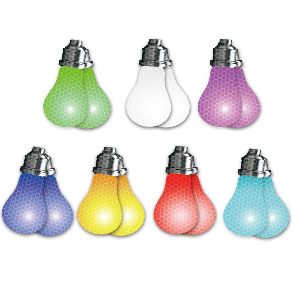 14 шт. светоотражающие автомобильные Огни Наклейки праздничные украшения съемные