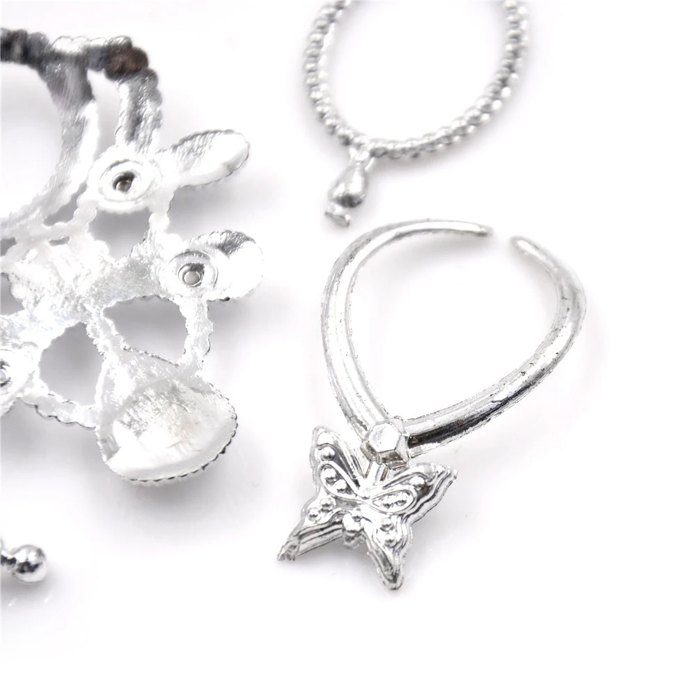 

Fashion 6 pcs/set Plastic Chain Necklace For Girl Doll Party Accessories Fashion Jewelry Necklace For Dolls
