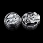 Золотая Серебряная Оловянная фольга, стикер для дизайна ногтей, 3D Блестящий декоративный для маникюра, инструменты DIY MH88