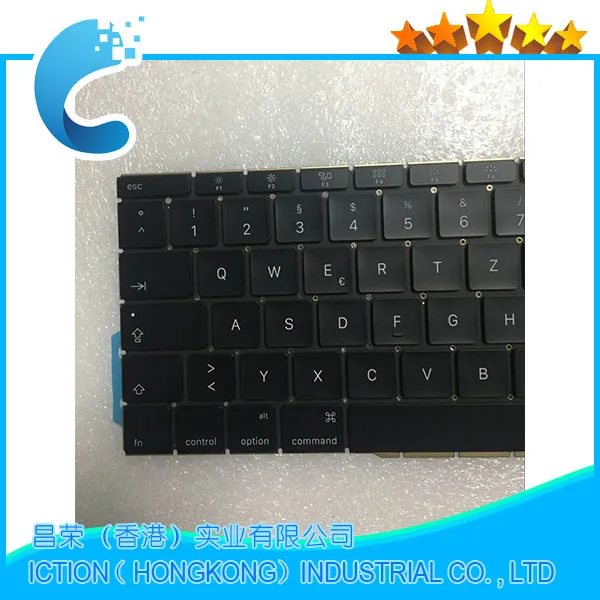 Оригинальный Новый A1708 Немецкий DE QWERTZ для Macbook Pro 13 3 &quotRetina клавиатура конец 2016 Mid