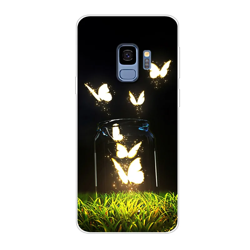 Для Samsung Galaxy S9 S10 S8 Plus Note 8 9 чехол Мягкая силиконовая задняя крышка для телефона S10e