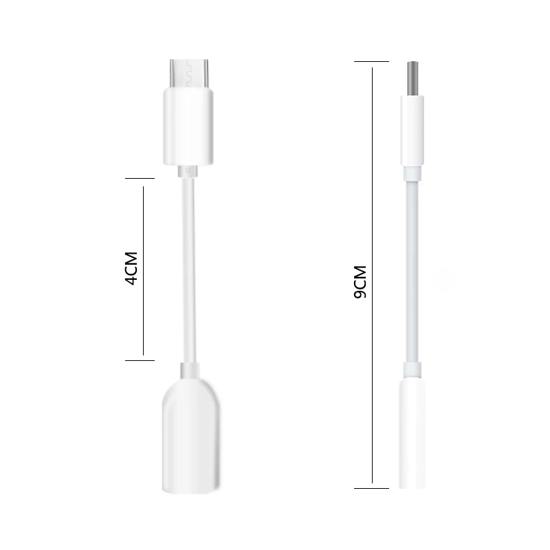 Оригинальный usb адаптер xiaomi Type C для аудиокабеля 3 5 мм с разъемом AUX смартфонов Samsung