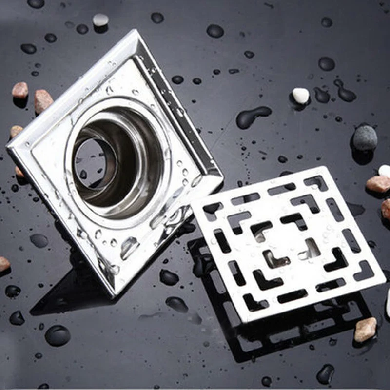 Новинка бесплатная доставка 10 см хромированный Слив для пола аксессуары ванной