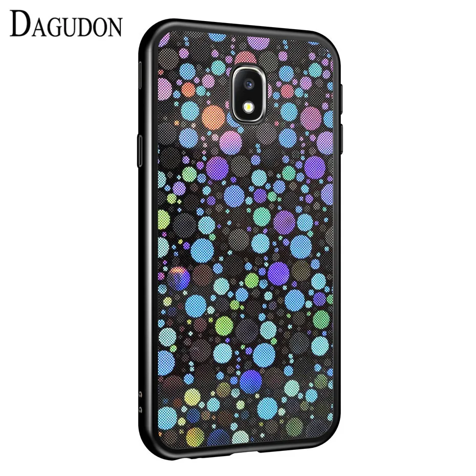 Dagudon чехол для samsung Galaxy J5 лазерного 2017 точек узор Мягкие TPU задняя крышка телефона