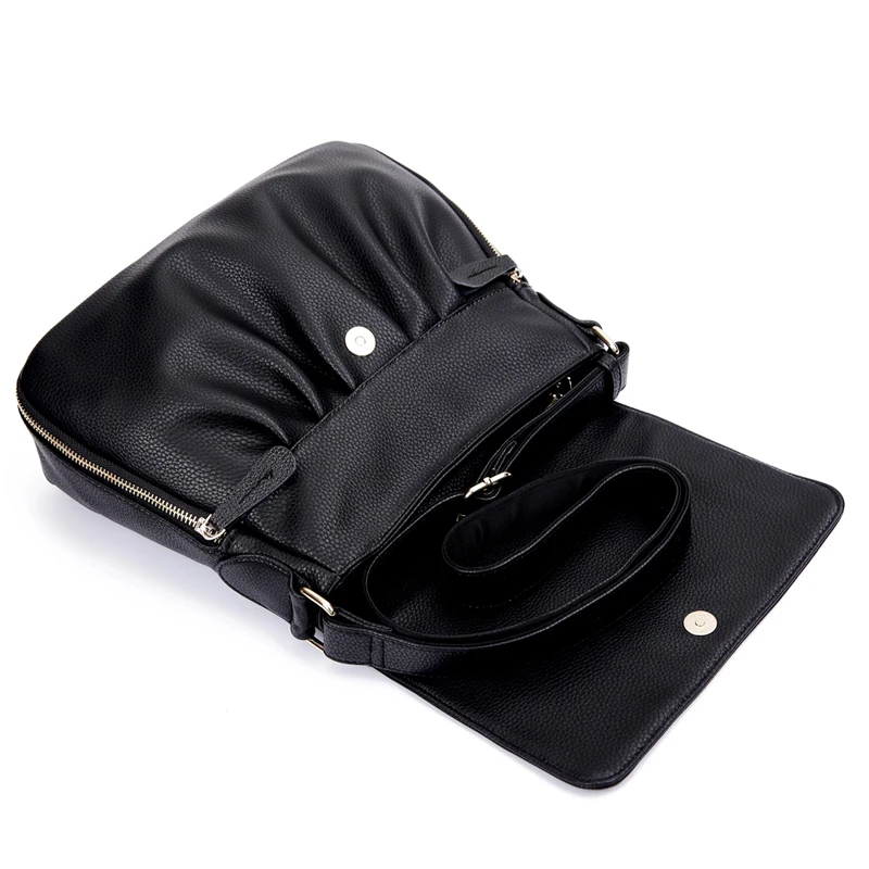 Женская сумка из натуральной кожи модный винтажный мессенджер через плечо