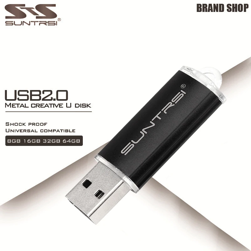 Suntrsi usb флеш-накопитель высокоскоростной 64g usb2.0 32gb 16gb 8gb 4gb memoria флешка для