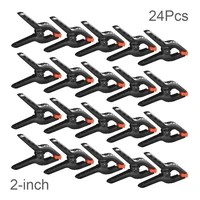 24pcs 2inch spring clamps diy woodworking tools plastic nylon clamps for woodworking spring clip photo studio background