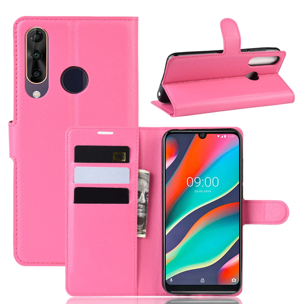 Micgita кожаный чехол для Wiko View 3 Pro с рисунком личи, флип-чехол в виде книги, чехол-бумажник для Wiko View 3 Pro/Wiko View 3, чехол
