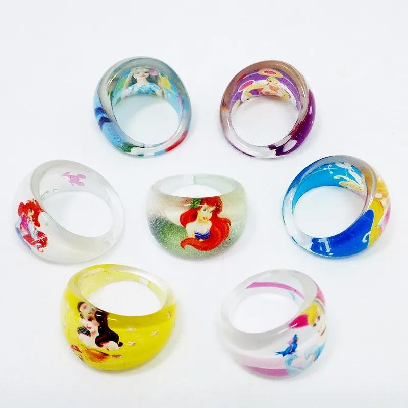 Детские Кольца Золушки и русалки вечерние ювелирные изделия аксессуары 50