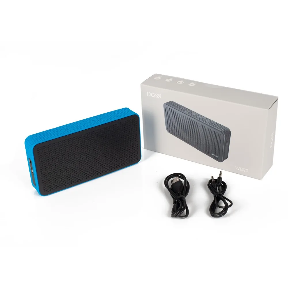 ДОСС WB20 Портативный Bluetooth Динамик открытый Беспроводной Динамик s 3,7 В 1000 мАч Встроенный микрофон для телефона ПК компьютерного