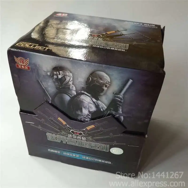 original boxed 4D старая секция пушки 18 шт./компл. 1:6 собранная модель оружия ностальгические солдатики оружие ракетная установка - Цвет: original boxed