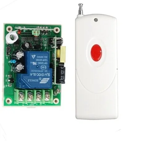 

New Arrival AC 220V 30A Relay 1CH Wireless RF Remote Control Switch Transmitter+ Receiver Most Popular