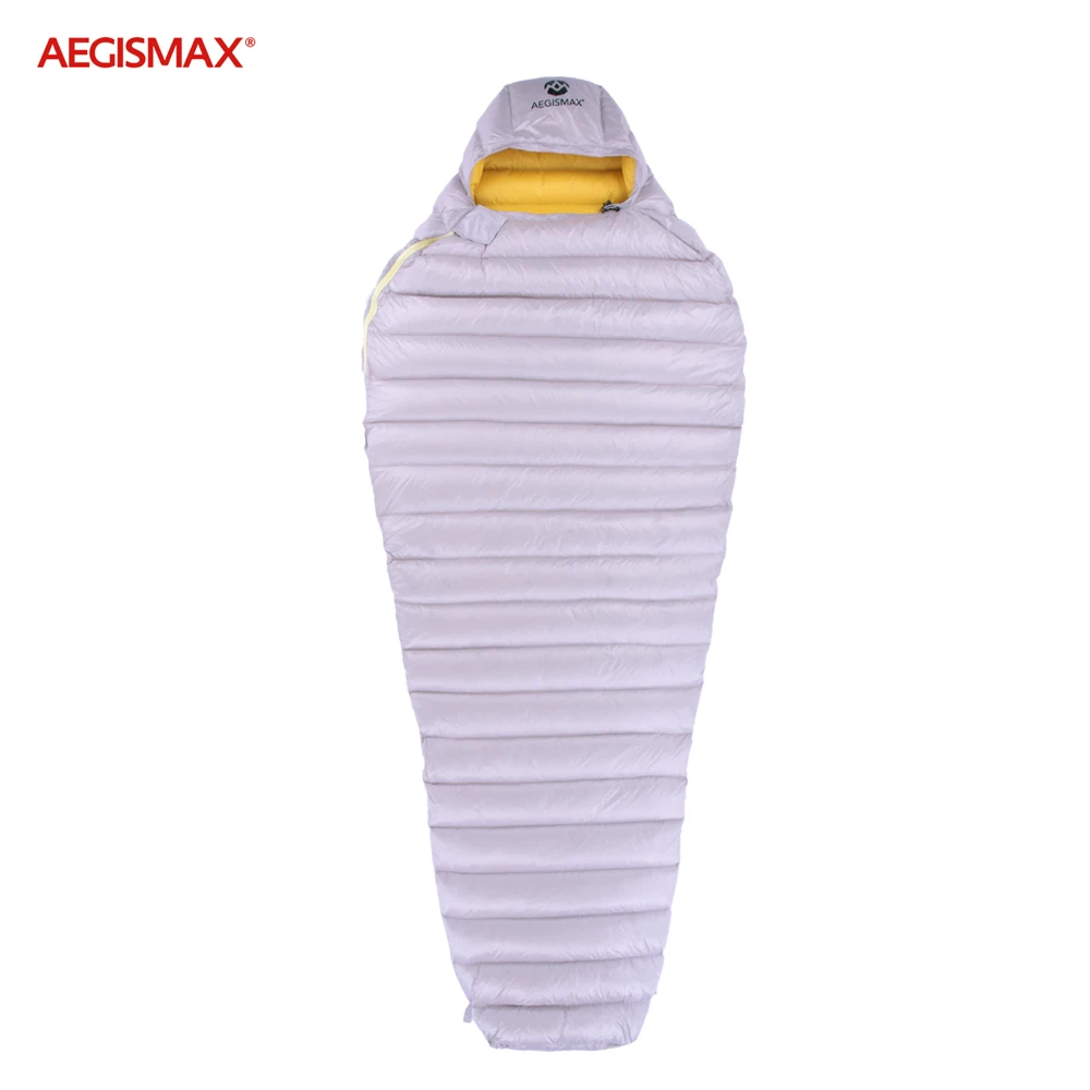 Aegismax Leto 700FP белый гусиный пух Мумия спальный мешок 3 сезон Сверхлегкий для походов кемпинга путешествия