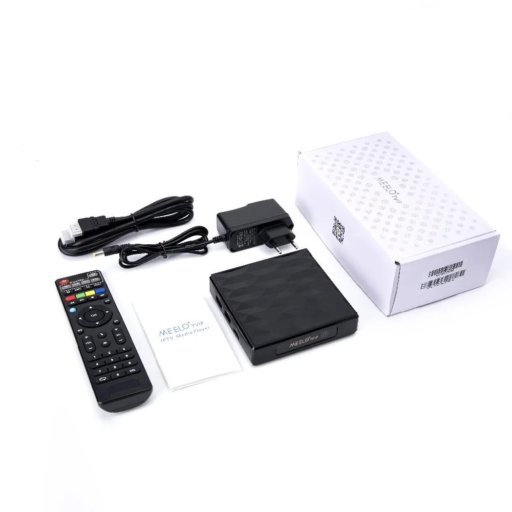 MEELO tv IP S805 четырехъядерный Linux IP tv M3U Smart tv Box Поддержка веб-портала H.265 Stalker wifi смарт медиаплеер PK MAG250
