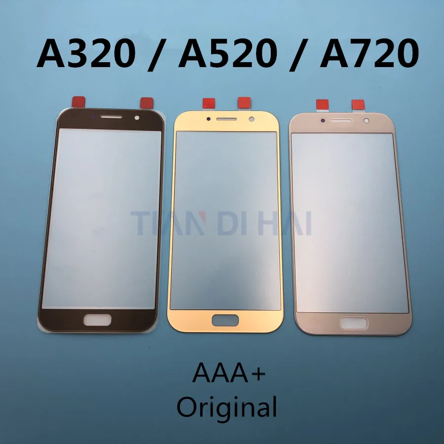 Передний внешний стеклянный экран объектива для samsung Galaxy A5 A3 A7 A520 A520F A320 A320F A720F/D Замена сенсорного экрана