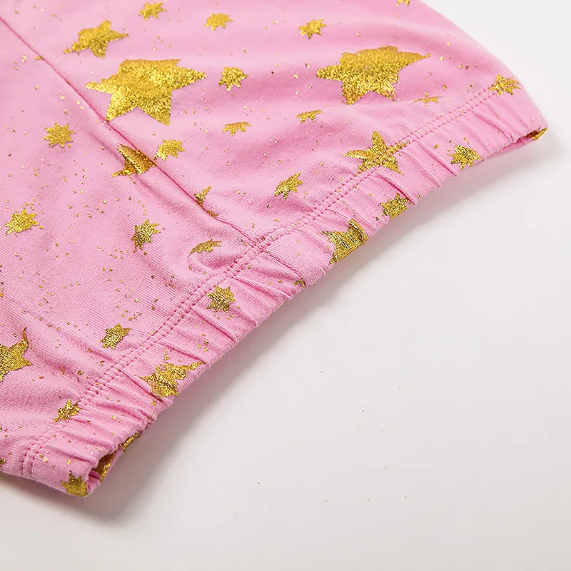 Леггинсы в Золотой горошек мягкие однотонные детские штаны с принтом для девочек