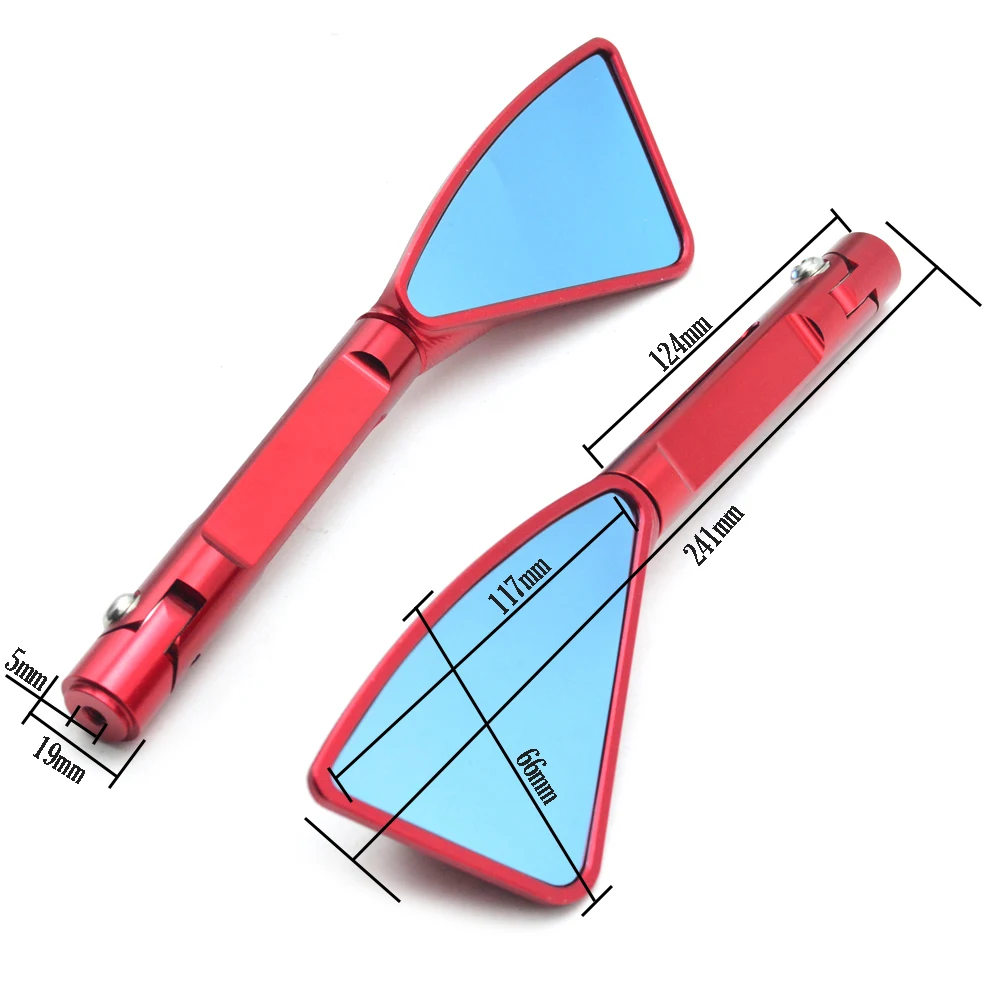 

Aluminum CNC motorcycle rearview Side mirror For honda yamaha tmax mt Kawasaki z750 Z800 Z1000 Suzuki Ducati XT660 WR250 WR125