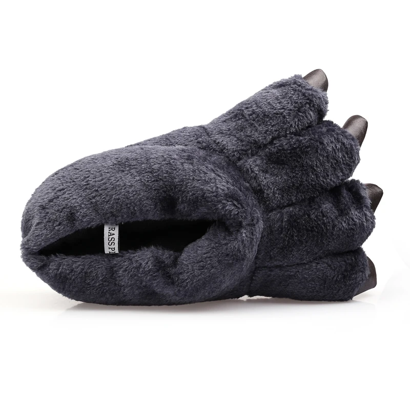 RASS PLE мультфильм животных Paw тапочки с когтями Indoor домашние обувь Pantoufles Femmes zapatillas
