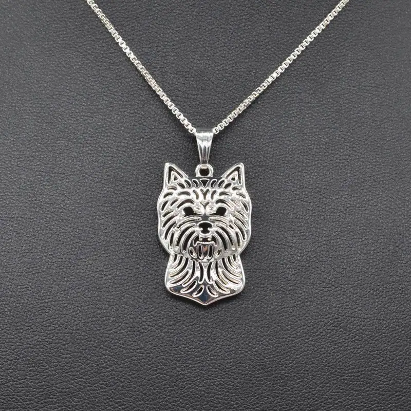 Ювелирный сплав кулон в виде собаки ожерелья женское металлическое ожерелье с