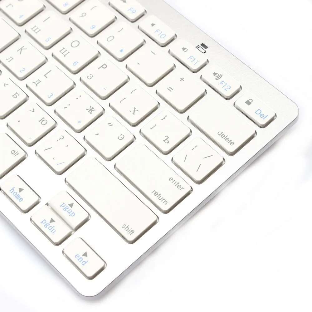 Беспроводная bluetooth клавиатура с английским русским ивритовым языком для Apple iPad 2 3