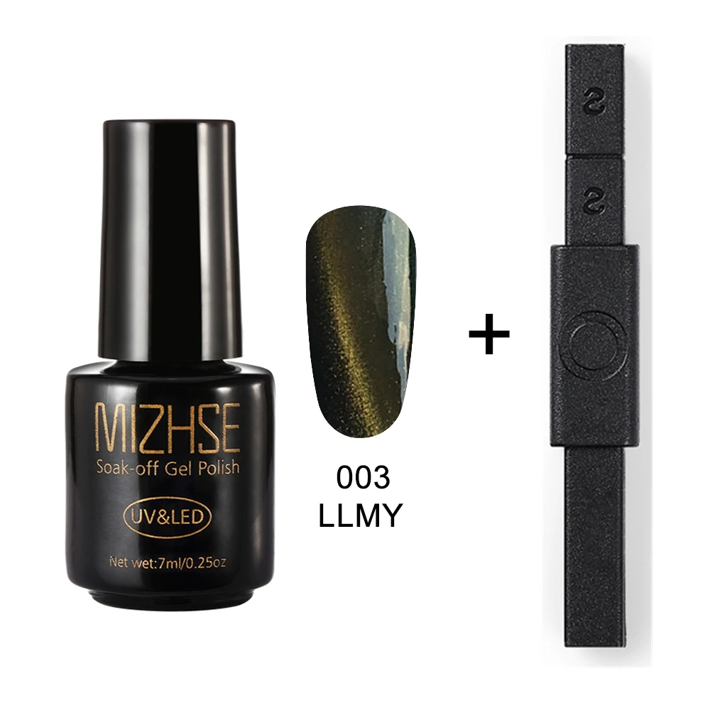 LLMY003 and BLCT MIZHSE кошачий глаз художественный Гель-лак для ногтей 5D 12 стиль Кошачий глаз УФ-Гель-лак замачиваемый УФ-Гель-лак с сильной магнитной доской - Цвет: LLMY003 and BLCT