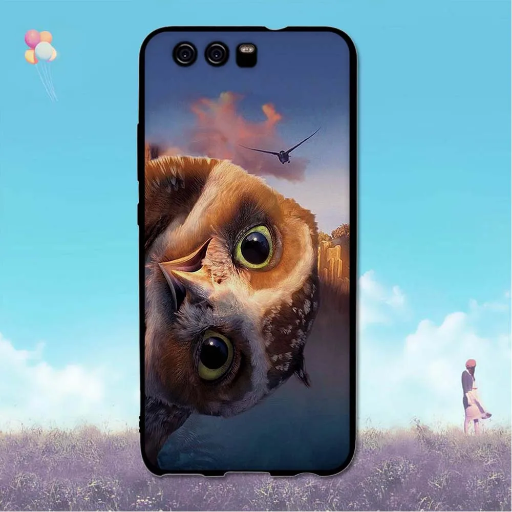 Чехол для huawei P10 силиконовый чехол телефона Funda P 10 задняя крышка мягкий TPU черный 3D