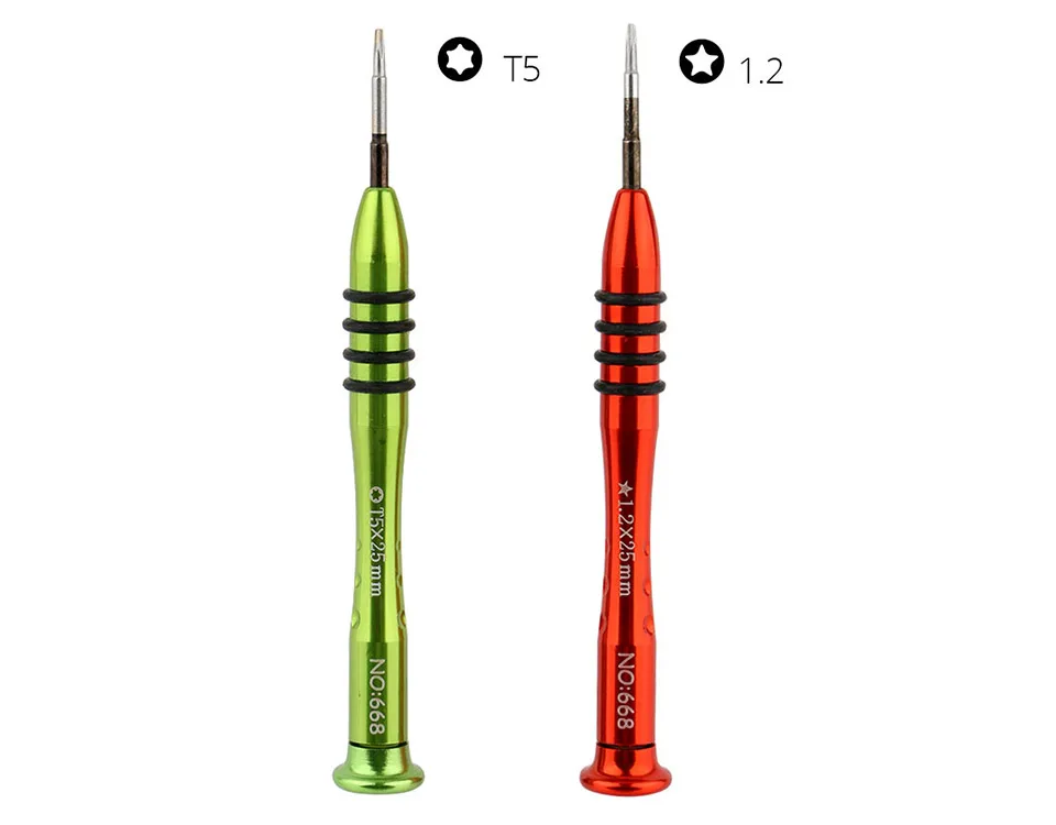 DIYFIX Precision 1,2 мм P5 Pentalobe T5 Torx отвертка для Apple Macbook Air/Pro с дисплеем retina Инструменты для ремонта ноутбуков набор