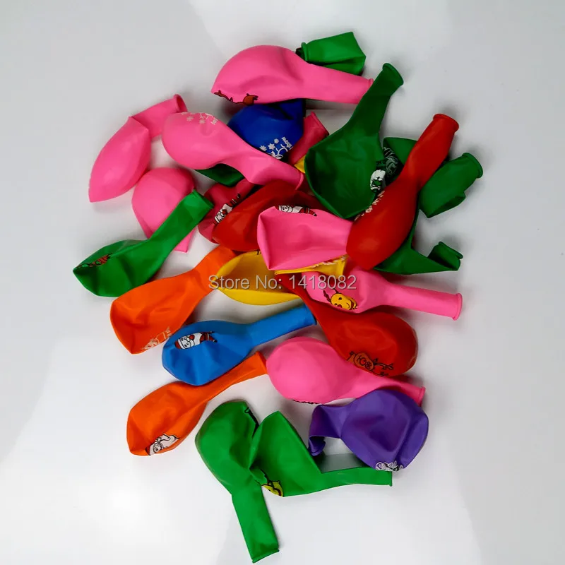 

NEW Christmas balloon 50pcs mixed Santa Claus Christmas tree sky star balloon 2.8g new year Balloon Party Decoration