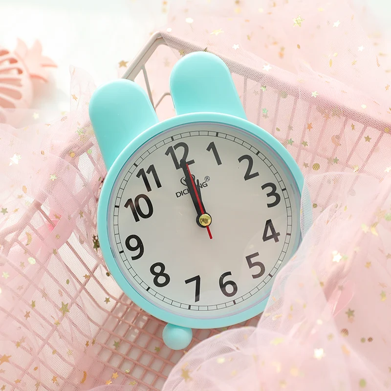 Cute Children's Alarm Clock Simple Multicolor Creative Bedroom Classroom Office Decoration | Дом и сад