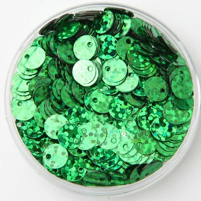 Laser Dark Green ISequins 600 шт 6 мм лазерной блесток Lentejuelas Para Manualidades DIY швейная фурнитура ПВХ блестка Lantejoula для Craft - Цвет: Laser Dark Green
