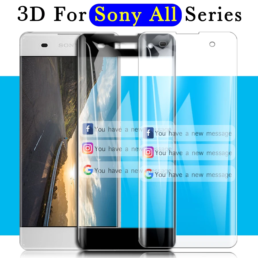 3D на для sony Xperia Xa2 Plus стекло закаленное Xa Xz 2 3 Xz3 Xz2 Премиум экран протектор X a2 z2 z3 защитная пленка glas 2xa zx
