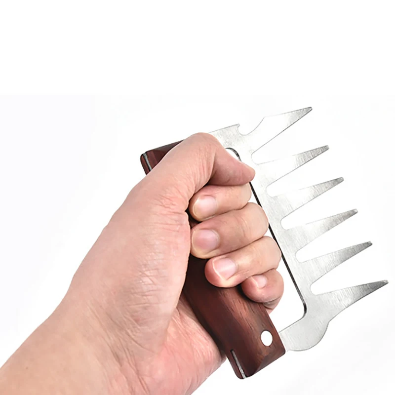 Тянут вилка для курицы слеза инструмент говядина шред барбекю гриль когти