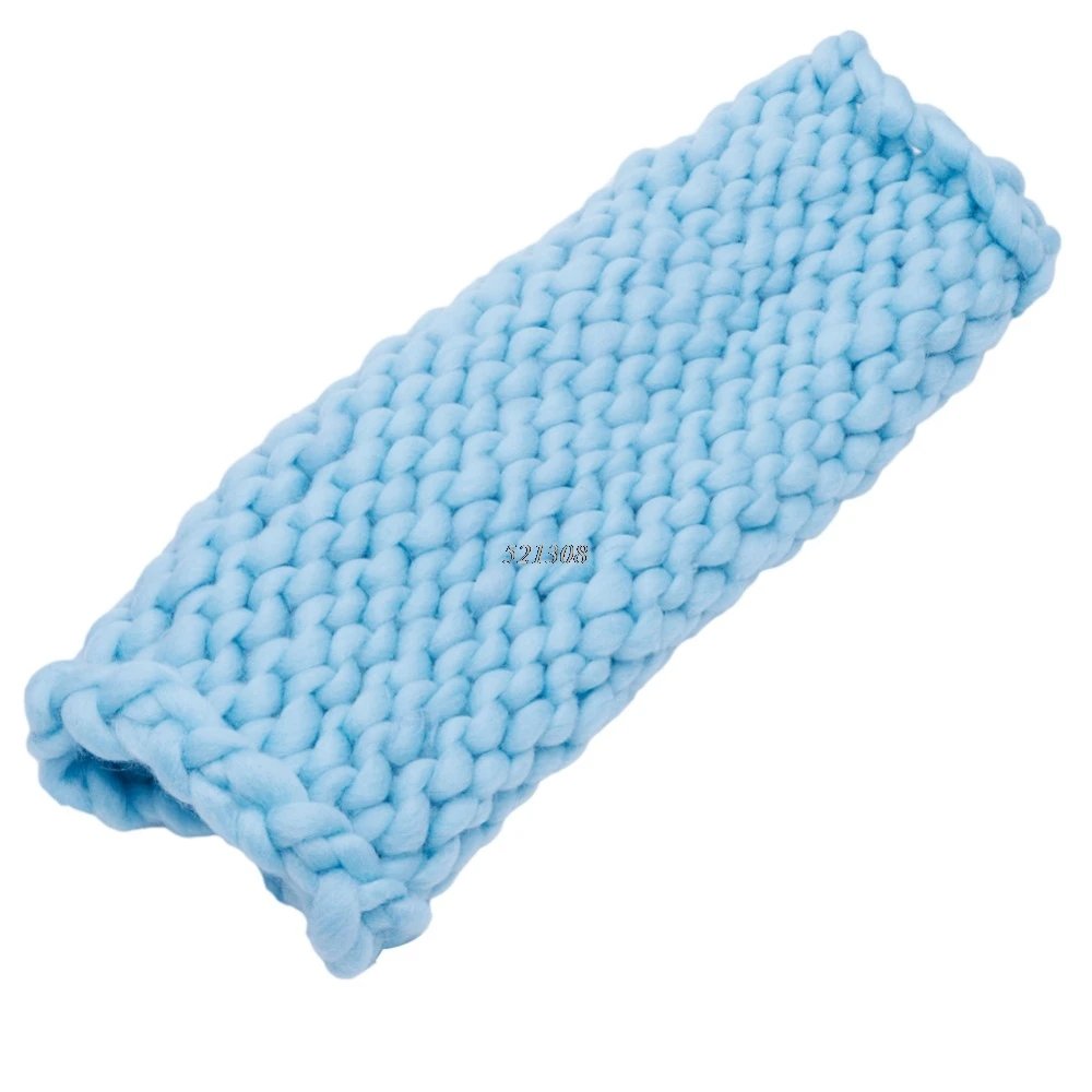 2020 Новая мягкая вязаная крючком шерстяная корзина теплая обертка для