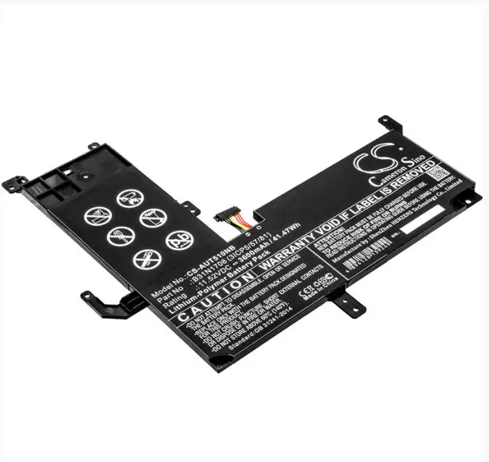 Аккумулятор Cameron Sino 3600mAh для ASUS VivoBook Flip TP510 TP510UA 0B200 02720000 B31N1708 (3ICP5/57/81)|Цифровые