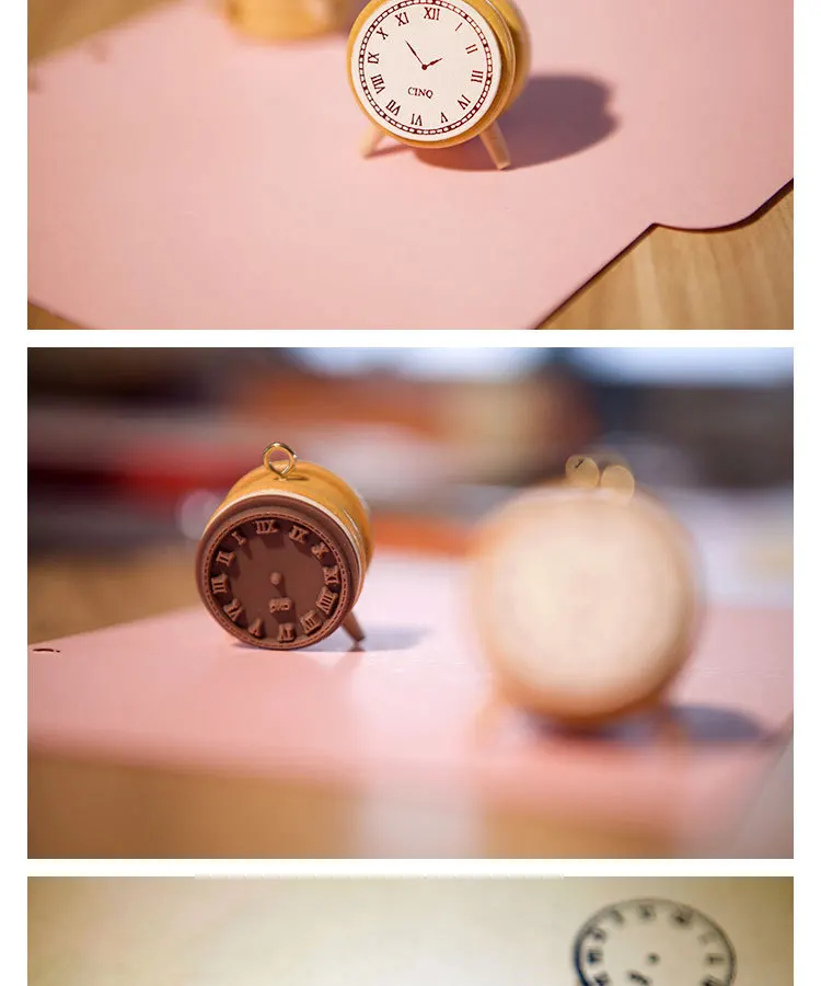 Часы время план деревянные DIY Stamp Set приз для учащихся рекламных подарков Канцтовары